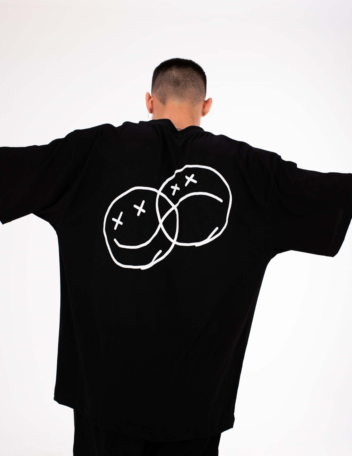 Faces Black T-shirt