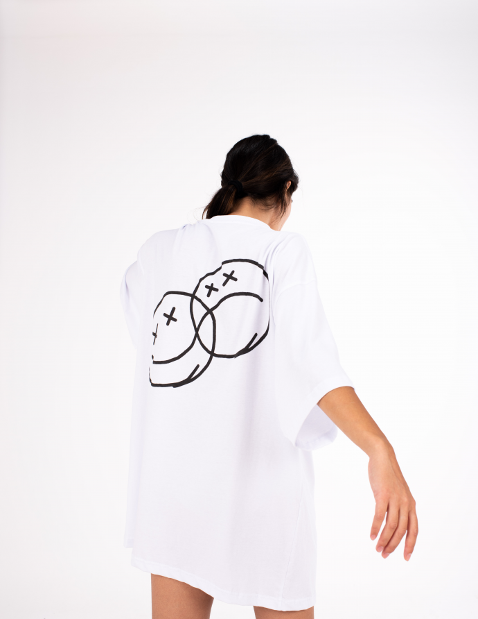 Faces White T-Shirt 2