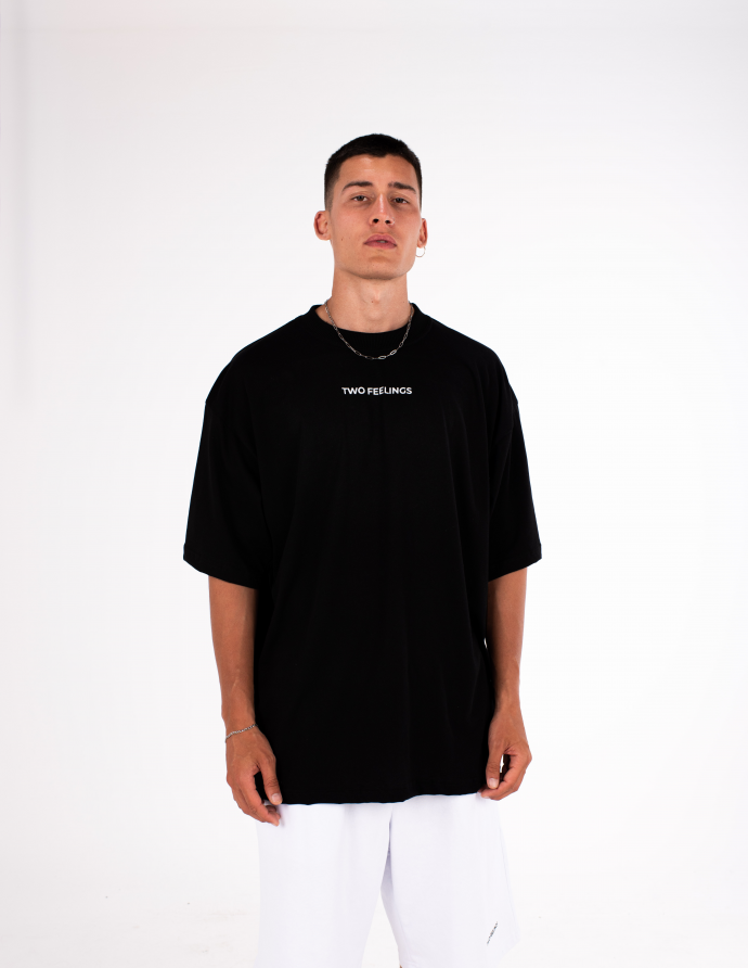 Two Feelings Black T-shirt
