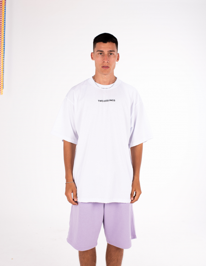 Two Feelings White T-shirt