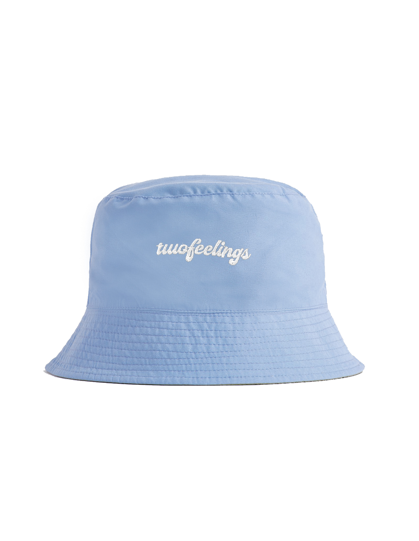 Bucket Hat Light Blue Logo