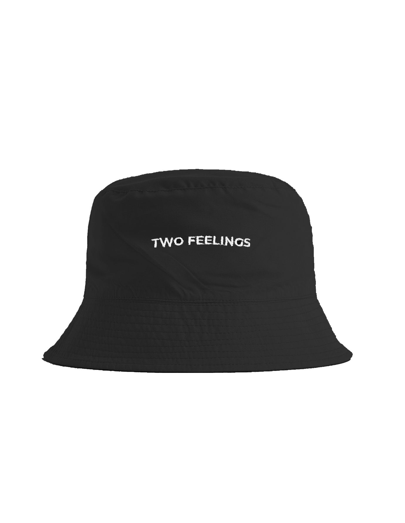 Bucket hat black logo